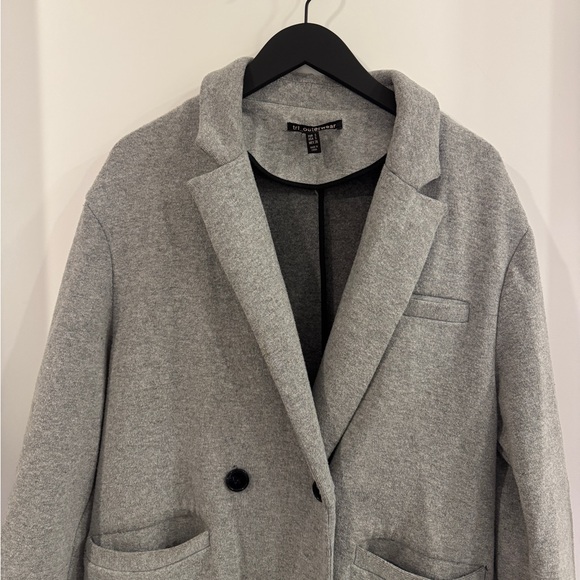 Women’s Grey Long Peacoat size S ✨ - Picture 4 of 10